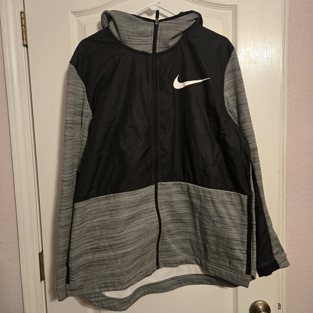 Nike Basketball Dri-Fit Full Zip Hooded Jacket Size XL